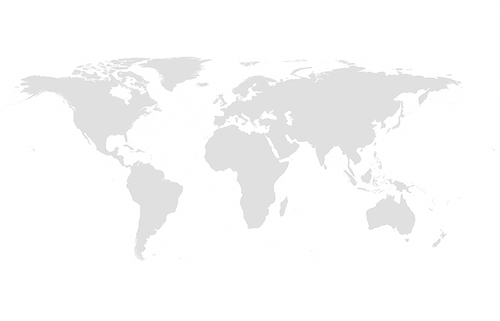 World map showing global coverage